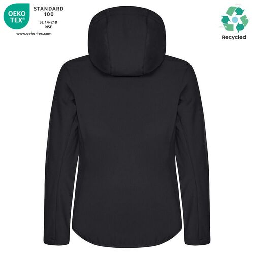 Chaqueta softshell Mod. CLASSIC SOFTSHELL HOODY LADY Negro (99) Talla M