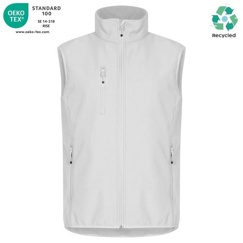 Chaleco softshell Mod. CLASSIC SOFTSHELL VEST Blanco (00) Talla XS