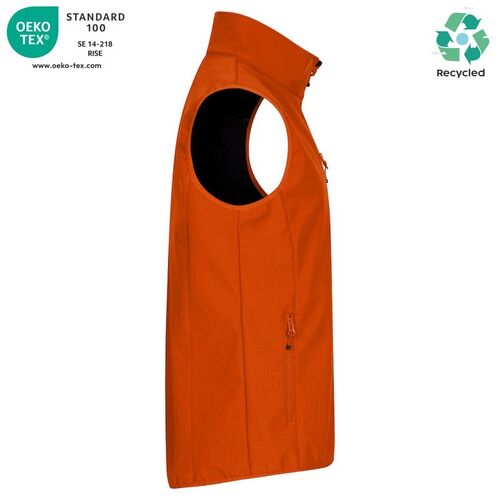 Chaleco softshell Mod. CLASSIC SOFTSHELL VEST Naranja rojizo (18) Talla XS
