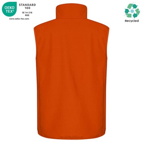 Chaleco softshell Mod. CLASSIC SOFTSHELL VEST Naranja rojizo (18) Talla XL