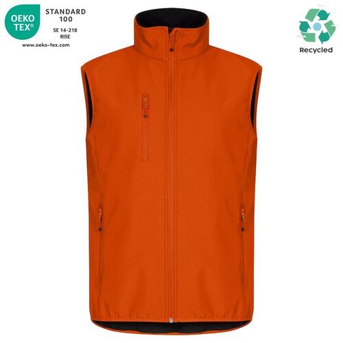 Chaleco softshell Mod. CLASSIC SOFTSHELL VEST Naranja rojizo (18) Talla XL