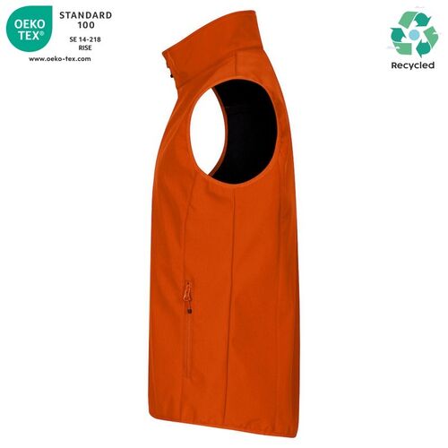 Chaleco softshell Mod. CLASSIC SOFTSHELL VEST Naranja rojizo (18) Talla XL