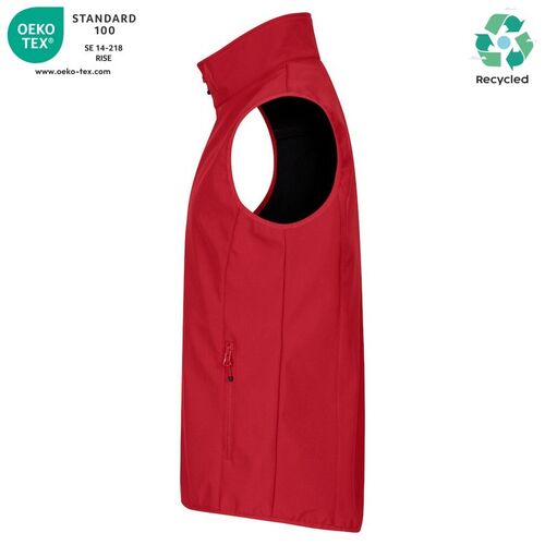 Chaleco softshell Mod. CLASSIC SOFTSHELL VEST Rojo (35) Talla XS