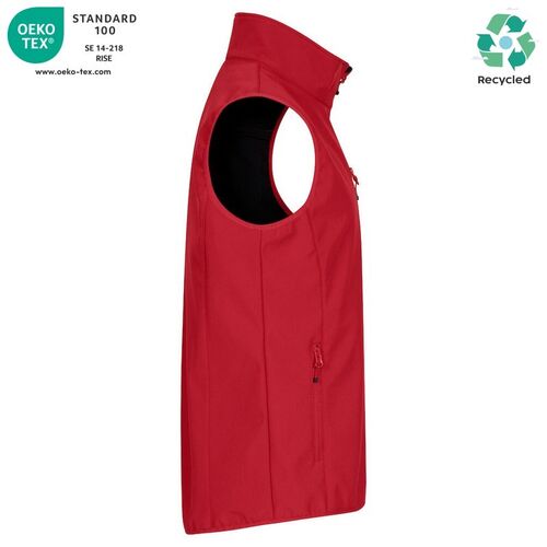 Chaleco softshell Mod. CLASSIC SOFTSHELL VEST Rojo (35) Talla XS