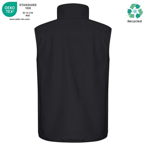 Chaleco softshell Mod. CLASSIC SOFTSHELL VEST Negro (99) Talla L