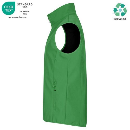 Chaleco softshell Mod. CLASSIC SOFTSHELL VEST Verde manzana (605) Talla XS