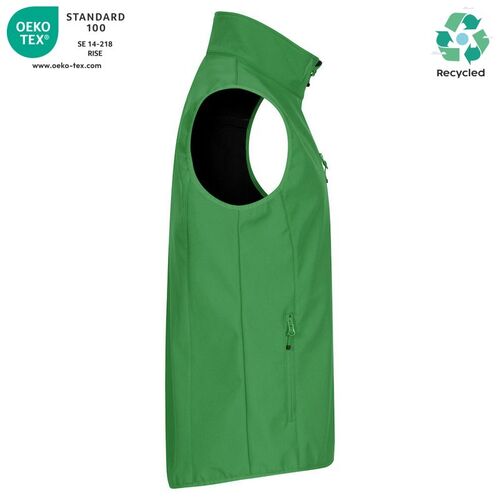 Chaleco softshell Mod. CLASSIC SOFTSHELL VEST Verde manzana (605) Talla XS