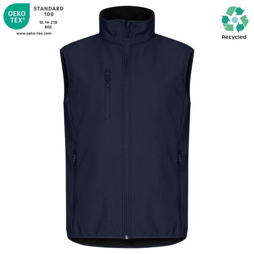 Chaleco softshell Mod. CLASSIC SOFTSHELL VEST Azul oscuro (580) Talla XL