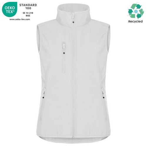 Chaleco softshell Mod. CLASSIC SOFTSHELL VEST LADY Blanco (00) Talla XS