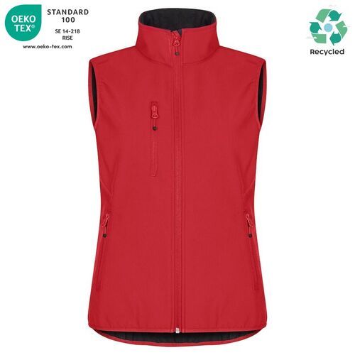 Chaleco softshell Mod. CLASSIC SOFTSHELL VEST LADY Rojo (35) Talla XXL