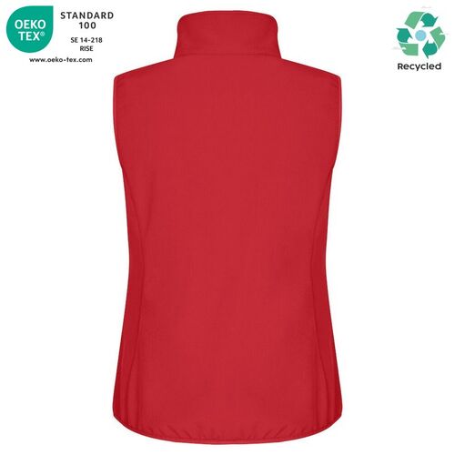 Chaleco softshell Mod. CLASSIC SOFTSHELL VEST LADY Rojo (35) Talla XXL