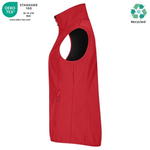 Chaleco softshell Mod. CLASSIC SOFTSHELL VEST LADY Rojo (35) Talla XXL