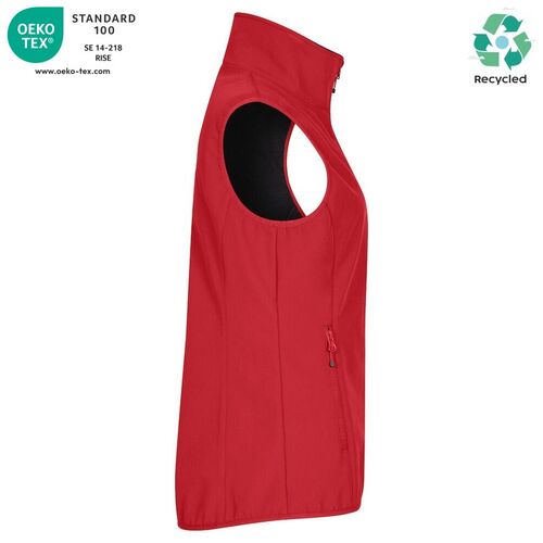 Chaleco softshell Mod. CLASSIC SOFTSHELL VEST LADY Rojo (35) Talla XXL