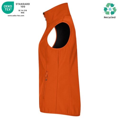 Chaleco softshell Mod. CLASSIC SOFTSHELL VEST LADY Naranja rojizo (18) Talla XS