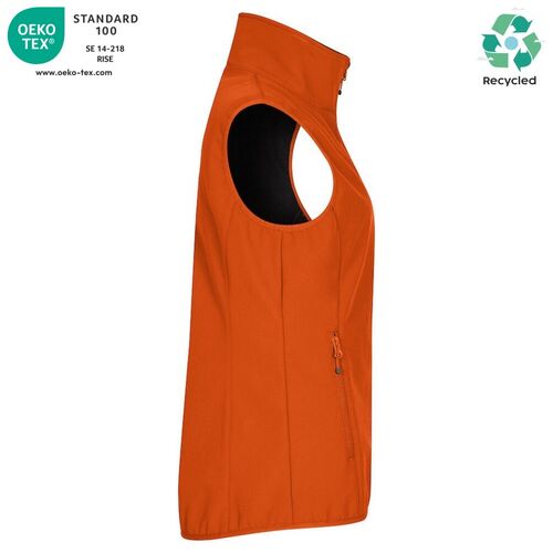 Chaleco softshell Mod. CLASSIC SOFTSHELL VEST LADY Naranja rojizo (18) Talla XS