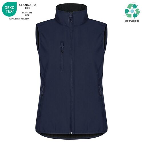 Chaleco softshell Mod. CLASSIC SOFTSHELL VEST LADY Azul oscuro (580) Talla XS