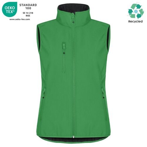 Chaleco softshell Mod. CLASSIC SOFTSHELL VEST LADY  Verde manzana (605) Talla XS