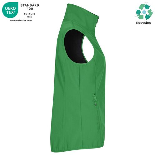 Chaleco softshell Mod. CLASSIC SOFTSHELL VEST LADY  Verde manzana (605) Talla XS