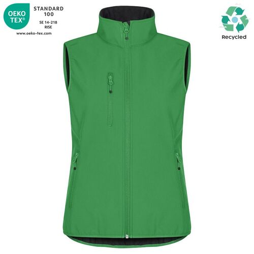 Chaleco softshell Mod. CLASSIC SOFTSHELL VEST LADY Verde manzana (605) Talla L