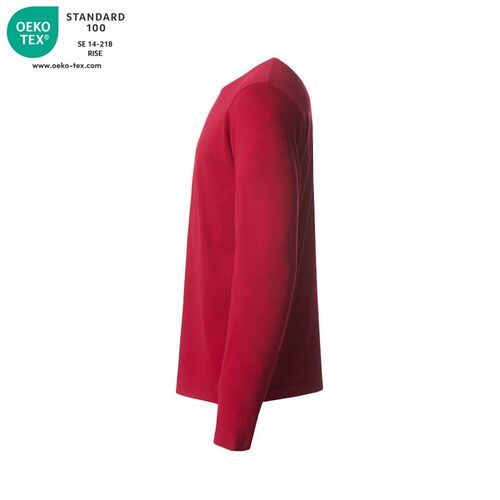 Camiseta de manga larga Mod. BASIC-T L/S Rojo (35) Talla 3XL