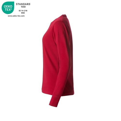 Camiseta de mujer de manga larga Mod. BASIC-T L/S LADIES Rojo (35) Talla S