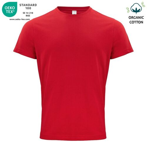 Camiseta unisex Mod. ORGANIC COTTON-T Rojo (35) Talla XL