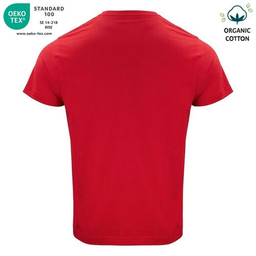 Camiseta unisex Mod. ORGANIC COTTON-T Rojo (35) Talla XL