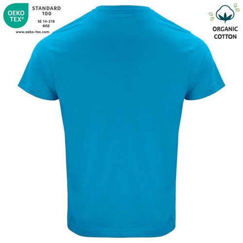 Camiseta unisex Mod. ORGANIC COTTON-T Azul turquesa (54) Talla L