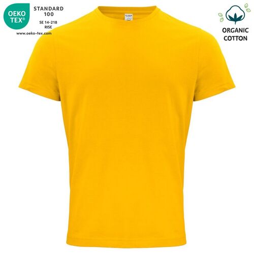 Camiseta unisex Mod. ORGANIC COTTON-T Limón (10) Talla XS