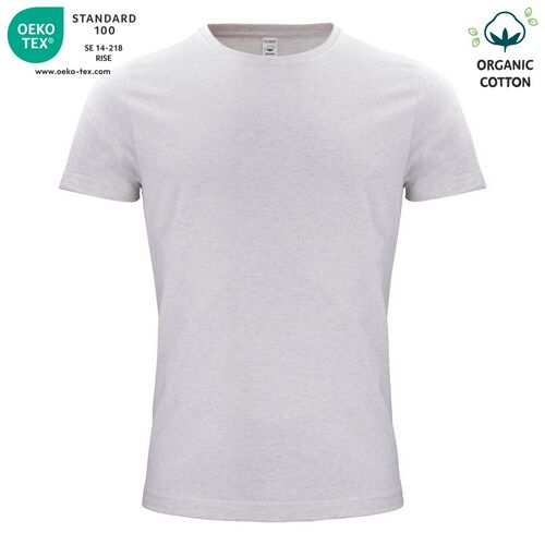 Camiseta unisex Mod. ORGANIC COTTON-T (925) Nature Melange Talla XS