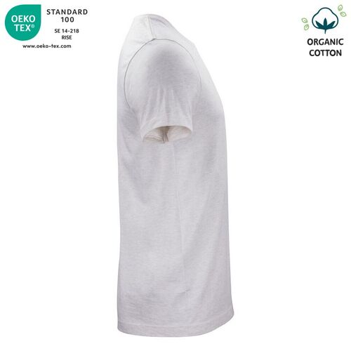 Camiseta unisex Mod. ORGANIC COTTON-T (925) Nature Melange Talla XS