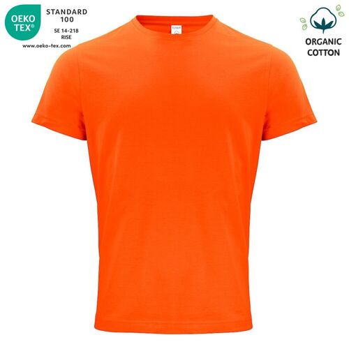 Camiseta unisex Mod. ORGANIC COTTON-T Naranja (175) Talla S