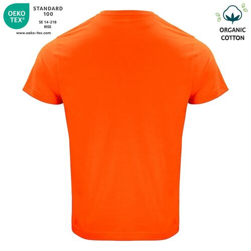 Camiseta unisex Mod. ORGANIC COTTON-T Naranja (175) Talla S