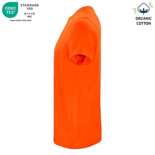 Camiseta unisex Mod. ORGANIC COTTON-T Naranja (175) Talla S