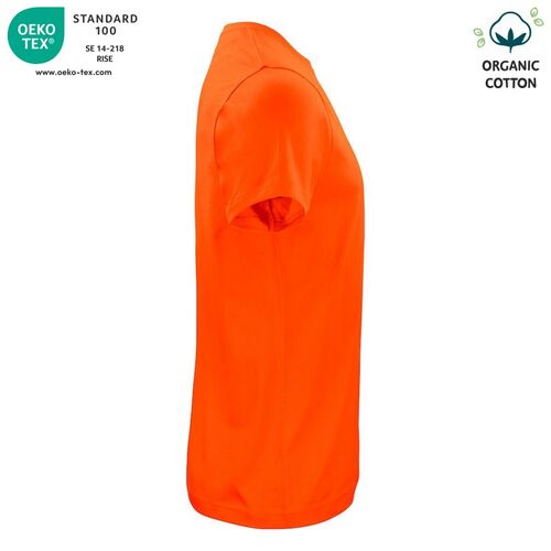 Camiseta unisex Mod. ORGANIC COTTON-T Naranja (175) Talla S