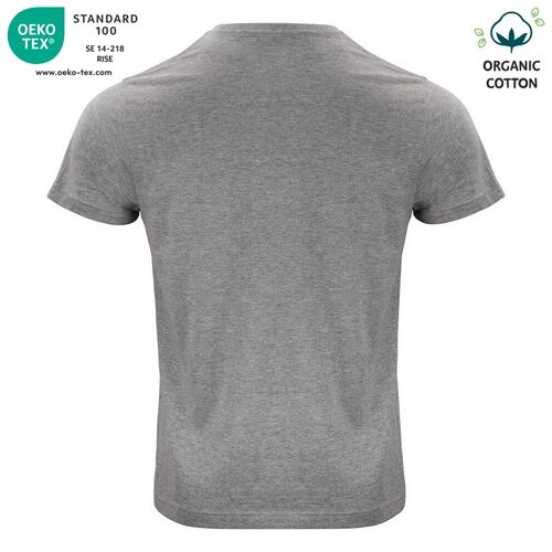 Camiseta unisex Mod. ORGANIC COTTON-T Gris jaspeado (95) Talla M