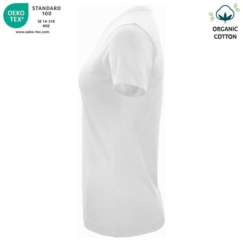 Camiseta unisex Mod. ORGANIC COTTON-T LADIES Blanco (00) Talla S