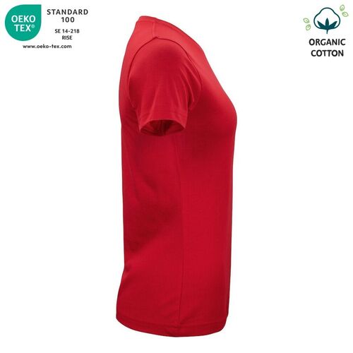 Camiseta unisex Mod. ORGANIC COTTON-T LADIES Rojo (35) Talla L