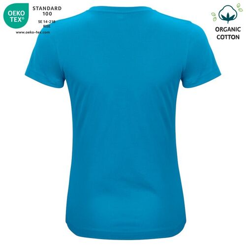 Camiseta unisex Mod. ORGANIC COTTON-T LADIES Azul turquesa (54) Talla L