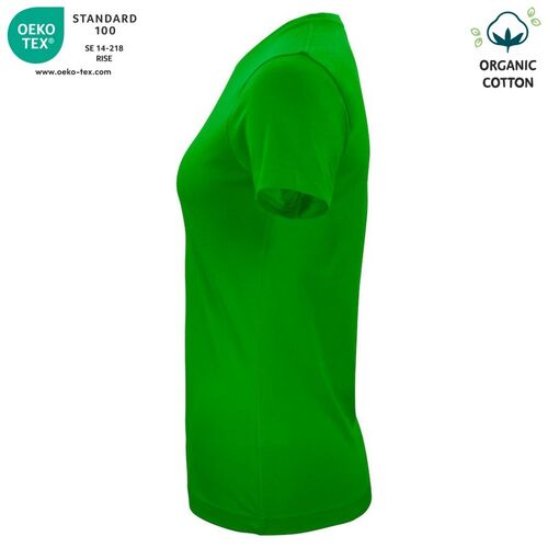 Camiseta unisex Mod. ORGANIC COTTON-T LADIES Verde manzana (605) Talla S
