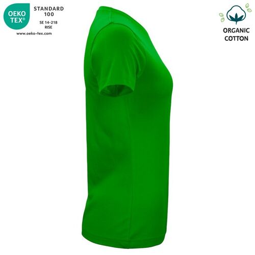 Camiseta unisex Mod. ORGANIC COTTON-T LADIES Verde manzana (605) Talla S