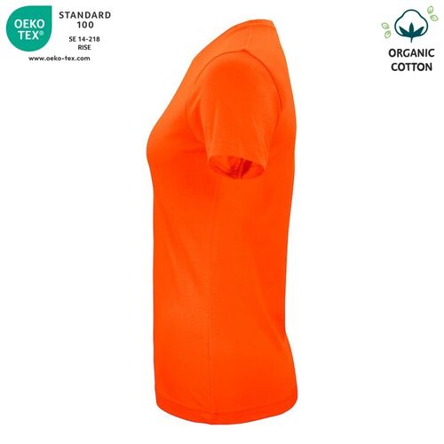Camiseta unisex Mod. ORGANIC COTTON-T LADIES Naranja (175) Talla S