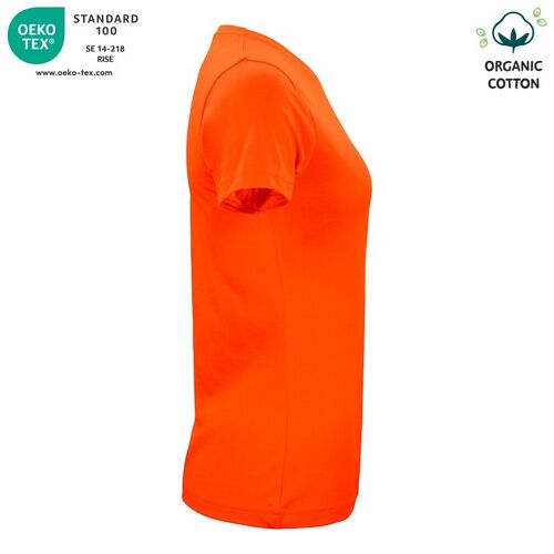 Camiseta unisex Mod. ORGANIC COTTON-T LADIES Naranja (175) Talla S