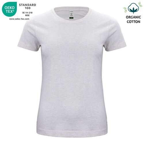 Camiseta unisex Mod. ORGANIC COTTON-T LADIES (925) Nature Melange Talla S