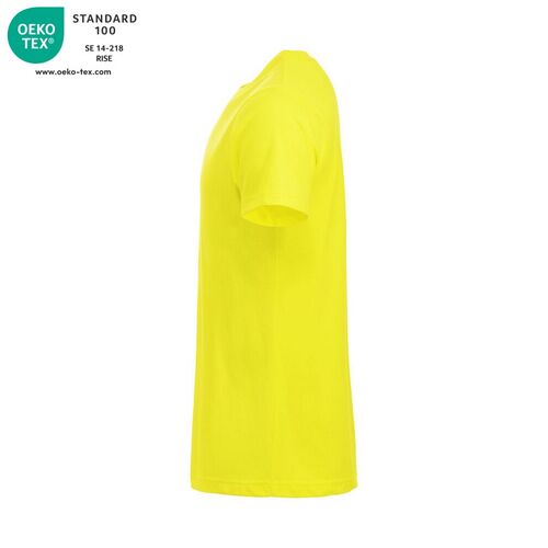 Camiseta manga corta Mod. CLASSIC-T Amarillo alta visibilidad (11) Talla M