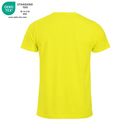 Camiseta manga corta Mod. CLASSIC-T Amarillo alta visibilidad (11) Talla 3XL