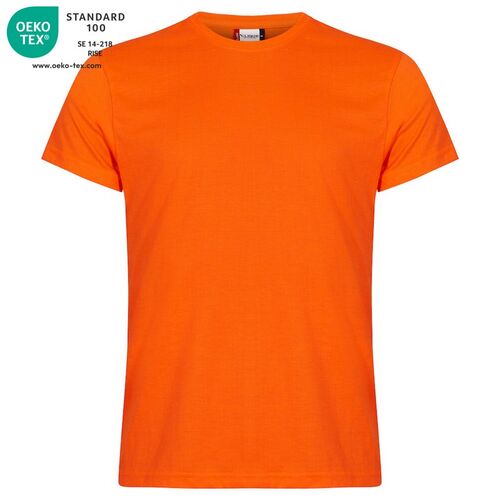 Camiseta manga corta Mod. CLASSIC-T Naranja alta visibilidad (170) Talla 3XL
