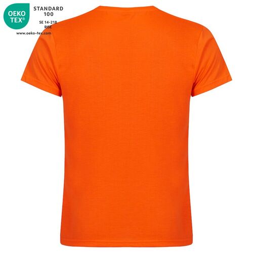 Camiseta manga corta Mod. CLASSIC-T Naranja alta visibilidad (170) Talla 3XL