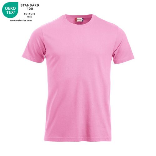 Camiseta manga corta Mod. CLASSIC-T Rosa brillante (250) Talla 3XL