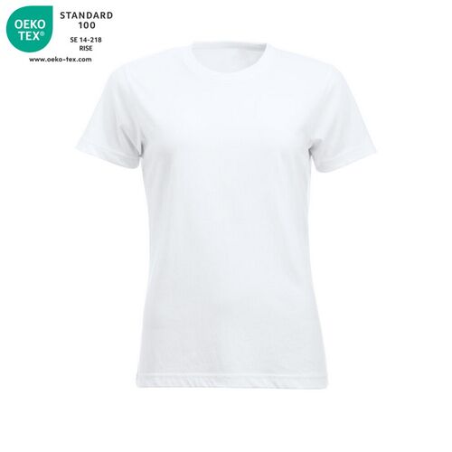 Camiseta manga corta de mujer Mod. CLASSIC-T LADIES Blanco (00) Talla S